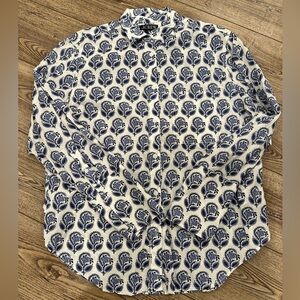 J. Crew Paisley Blouse 12